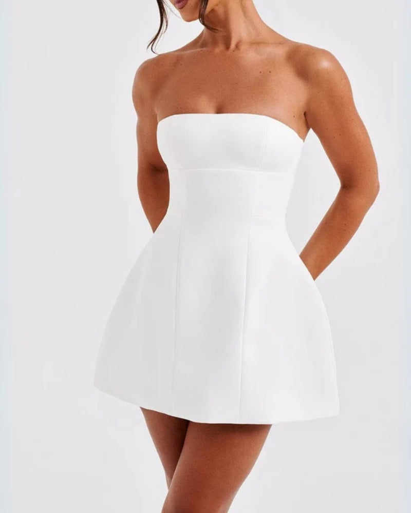 Dame-Minikjole - Off-shoulder, aften- og fritidskjole