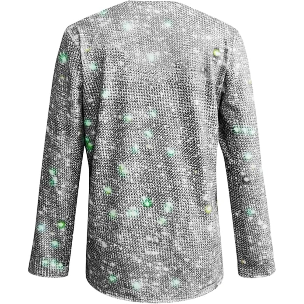 Dame-Pullover-Top - Alsidig V-udskæring til aften garderobe