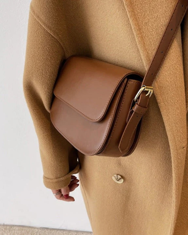 Dame- skuldertaske - Minimalistisk design med justerbar rem