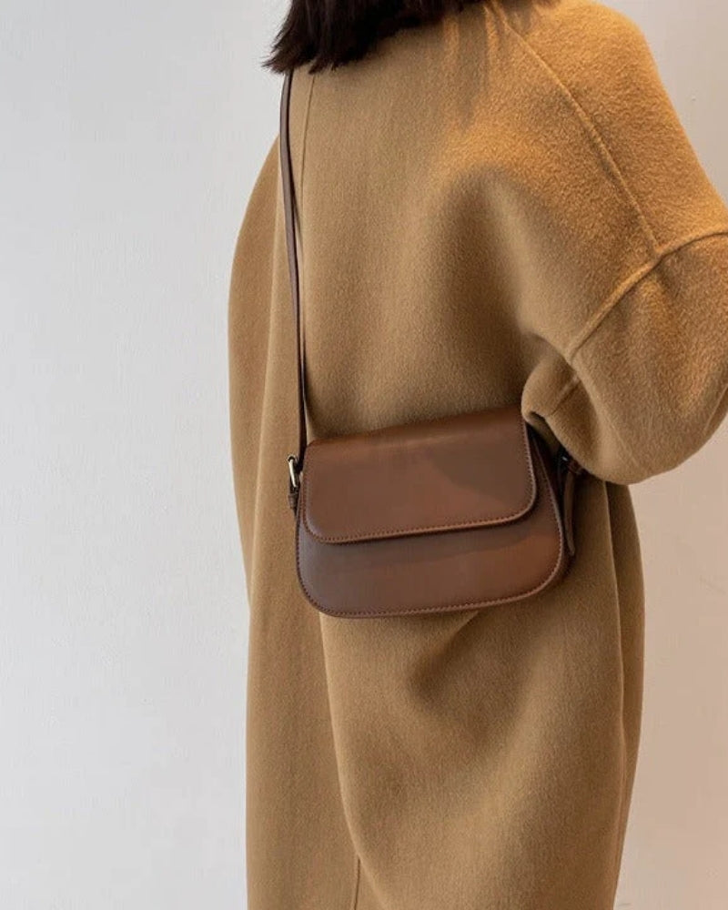 Dame- skuldertaske - Minimalistisk design med justerbar rem