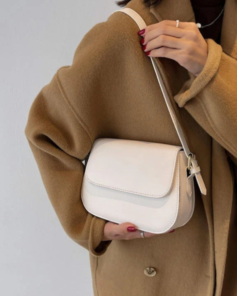 Dame- skuldertaske - Minimalistisk design med justerbar rem