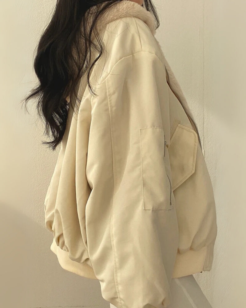 Dame Vinterjakke - Vejrbeskyttelse Udendørs Frakke