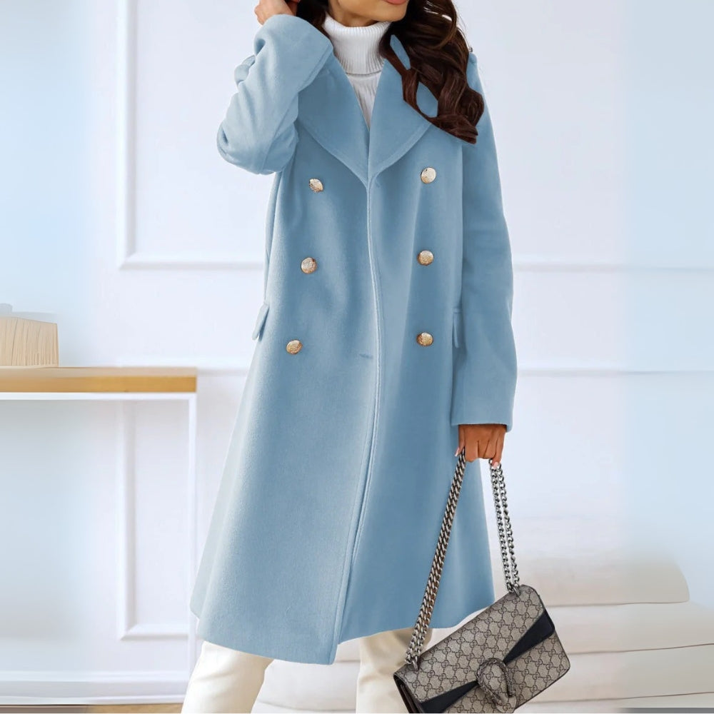 Dame-vinterjakke - To-knaps design med behagelig pasform