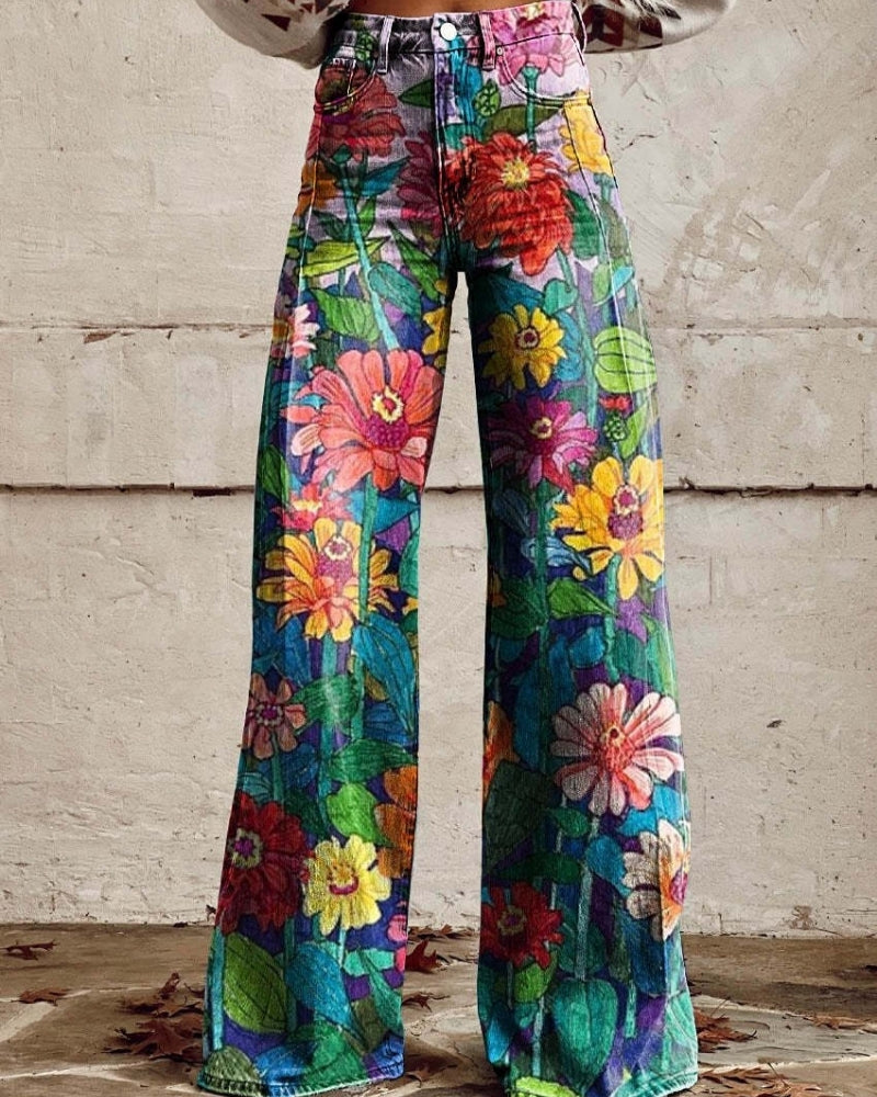 Damejeans – Løs pasform med bredt ben