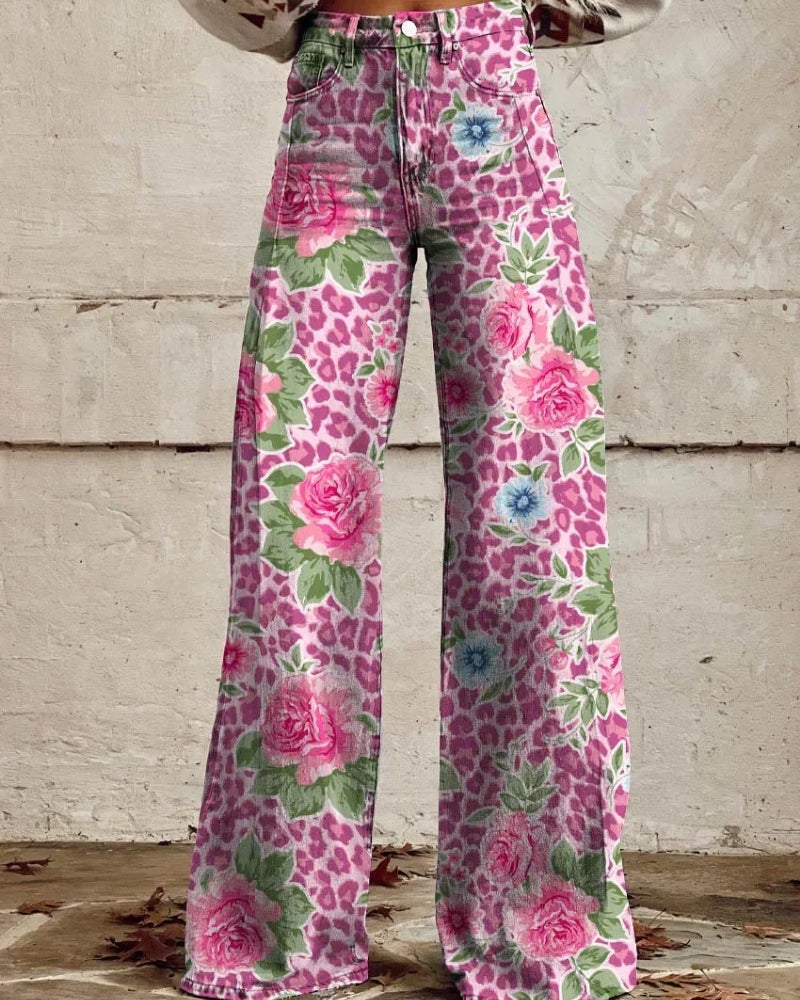 Damejeans – Løs pasform med bredt ben