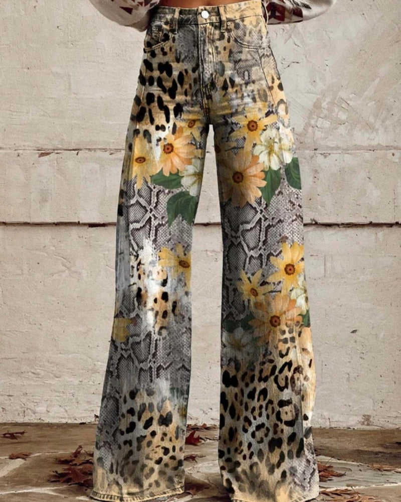 Damejeans – Løs pasform med bredt ben