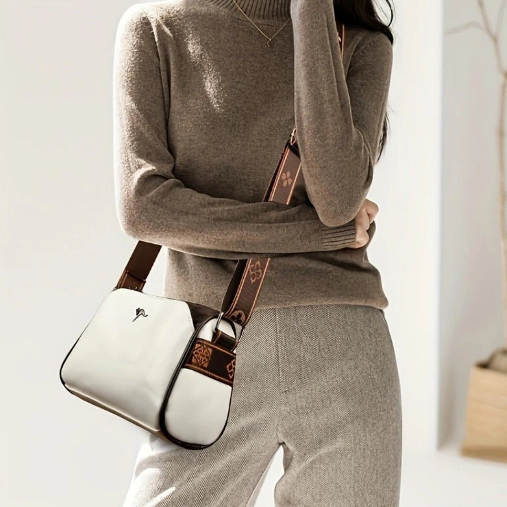 Dame taske – Alsidig skuldertaske med organiseret indvendig område