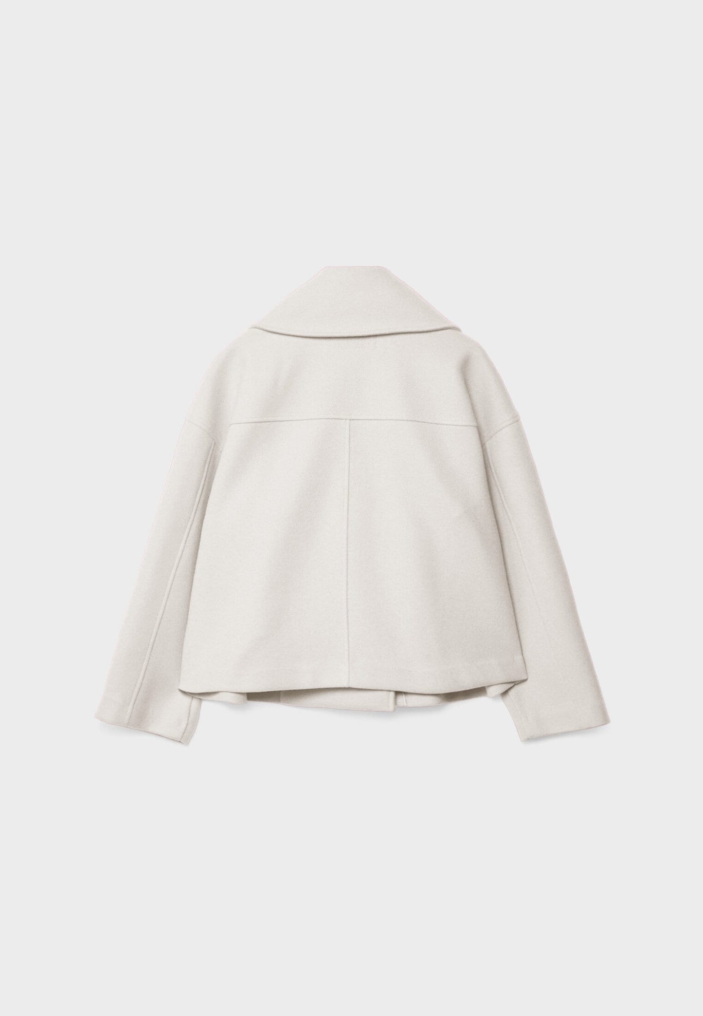 Moderne kort blazer med dobbeltknap