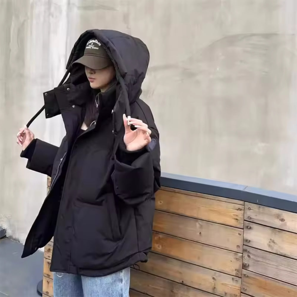 Dick foret vinterjakke til damer - klassisk med lynlås at bære