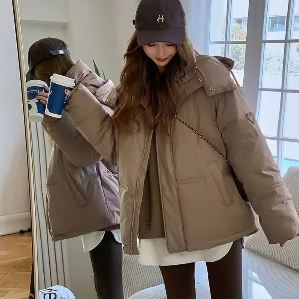 Dick foret vinterjakke til damer - klassisk med lynlås at bære