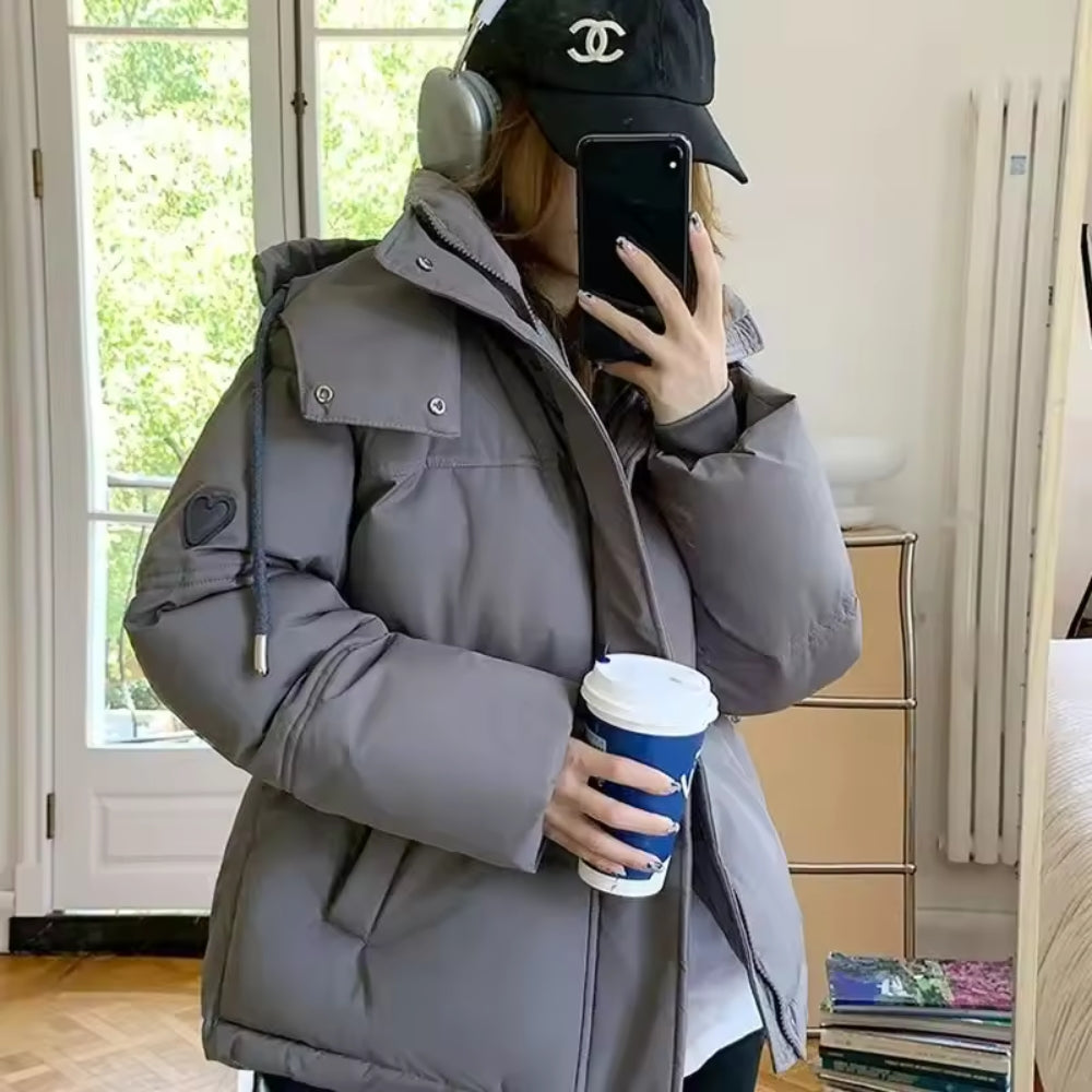 Dick foret vinterjakke til damer - klassisk med lynlås at bære