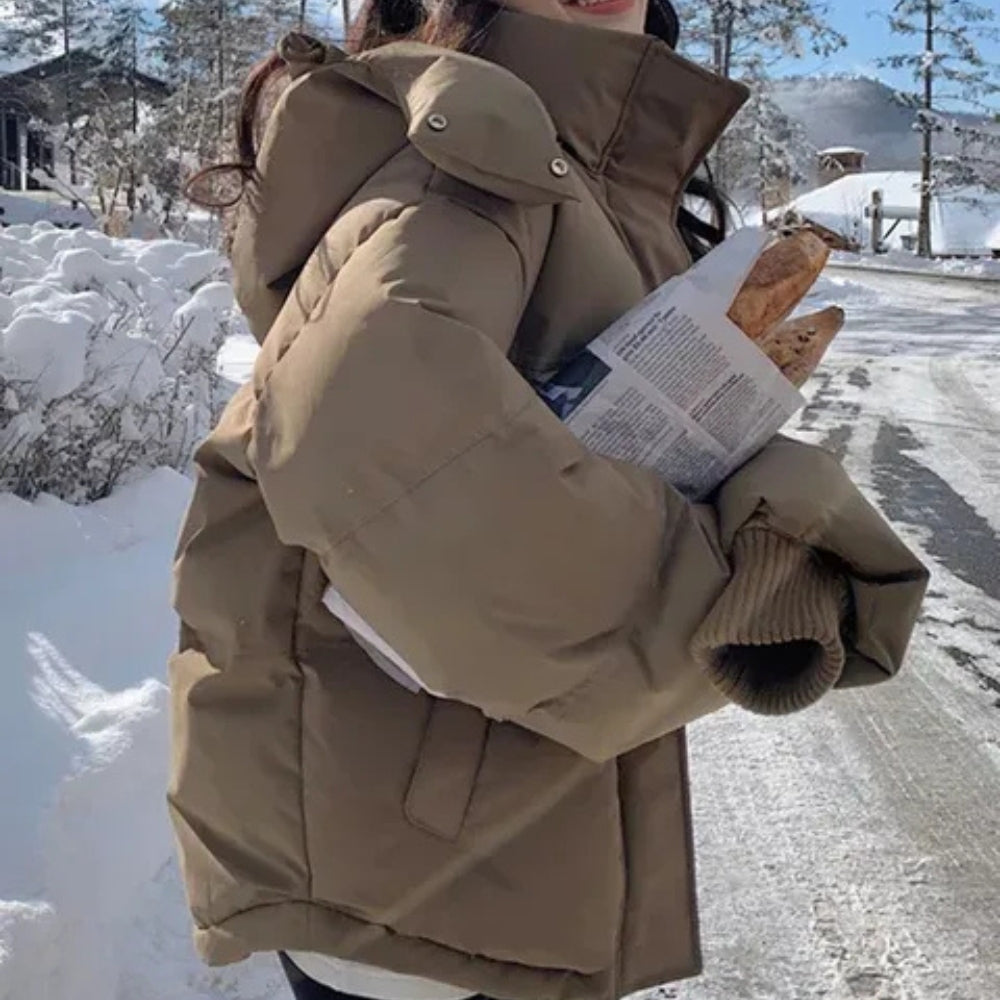 Dick foret vinterjakke til damer - klassisk med lynlås at bære