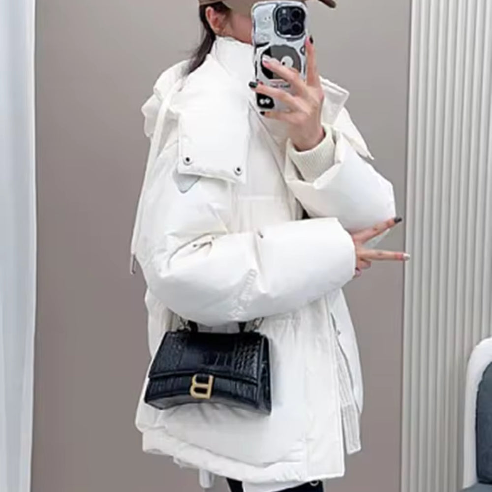 Dick foret vinterjakke til damer - klassisk med lynlås at bære