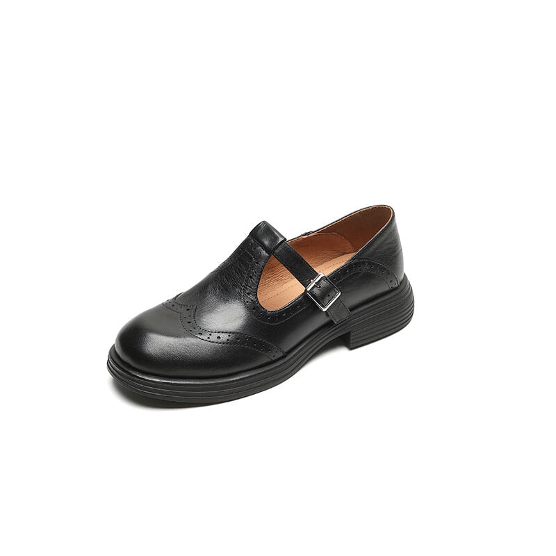 Stilren platt Loafer för damer med rem