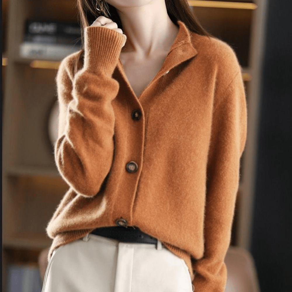 Luksuriøs Cashmere Cardigan til Elegante Dage