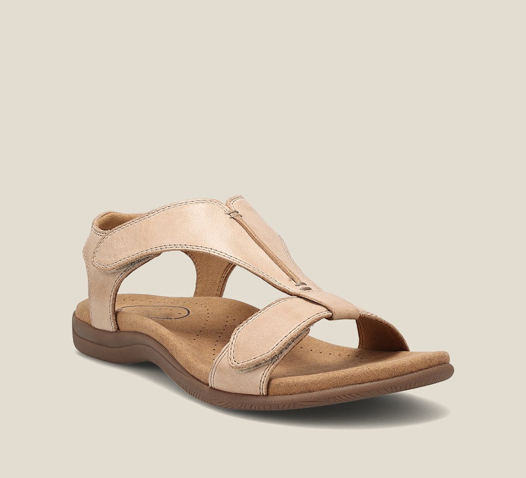 Flata Sandaler för Dam med Korskorsning