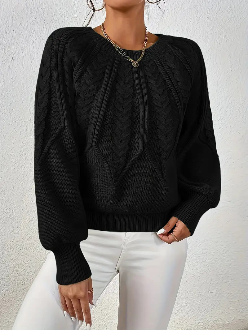 Stilren Pullover med Lång Ärm