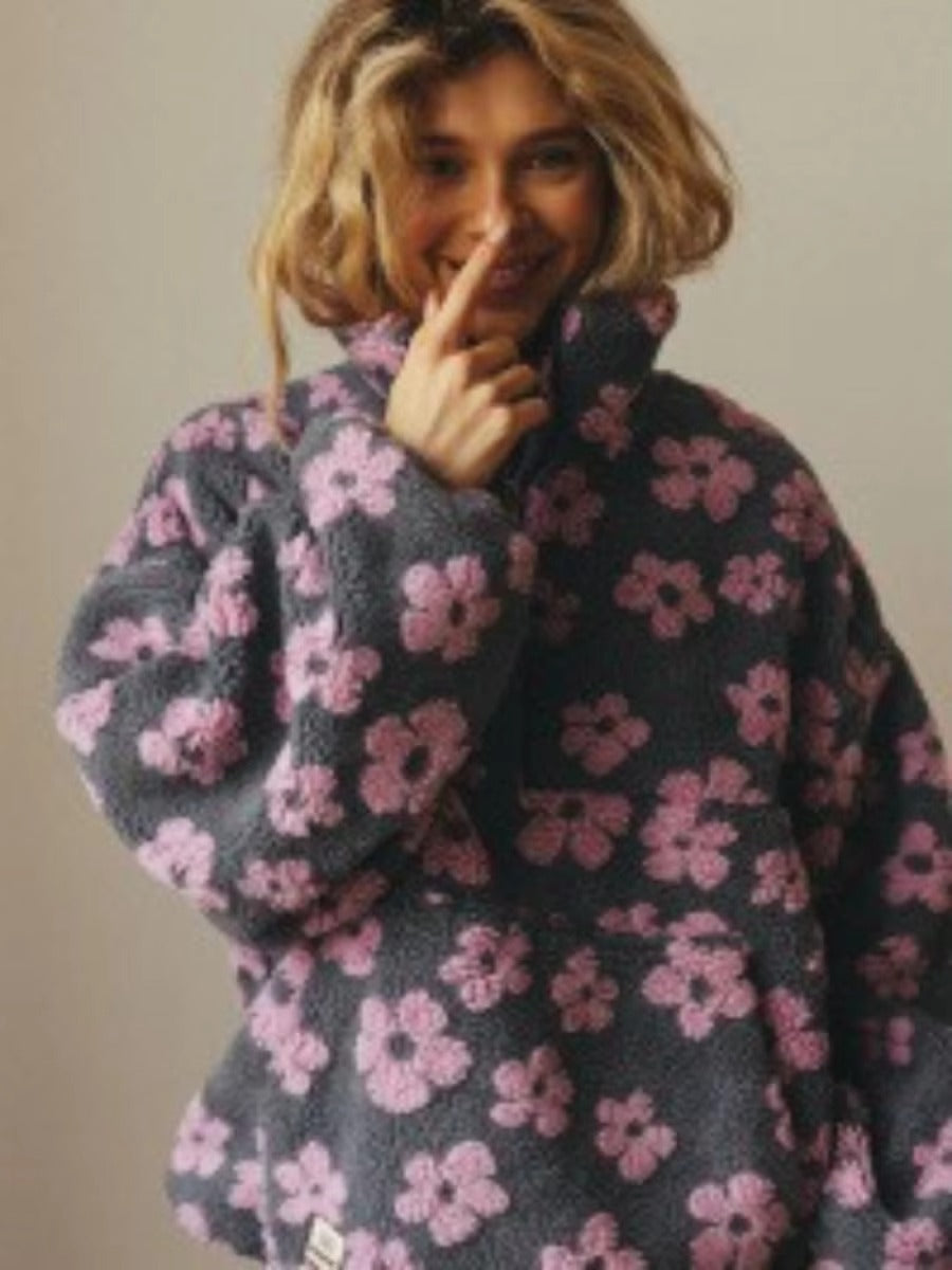 Blomsterdrøm Fleece Hoodie