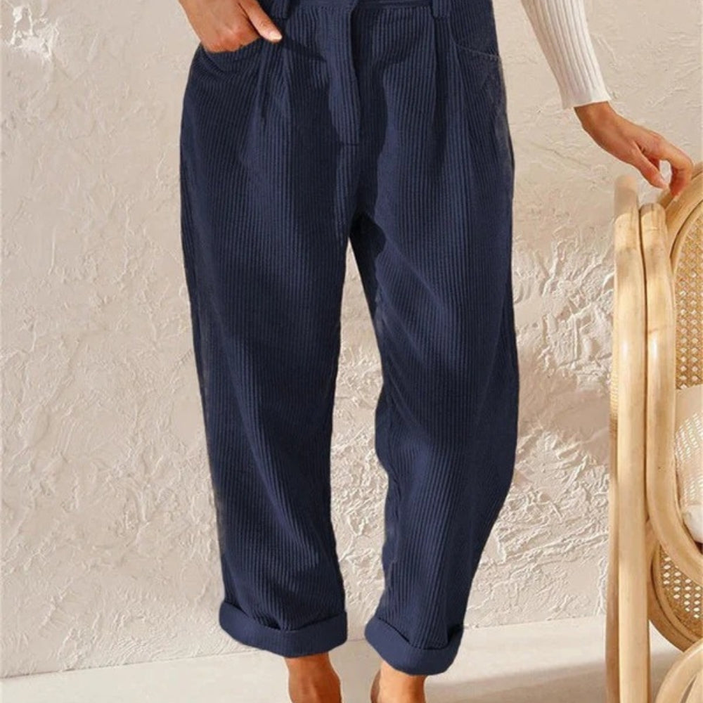 Afslappede dametrousers - alsidige bukser til arbejde og fritid