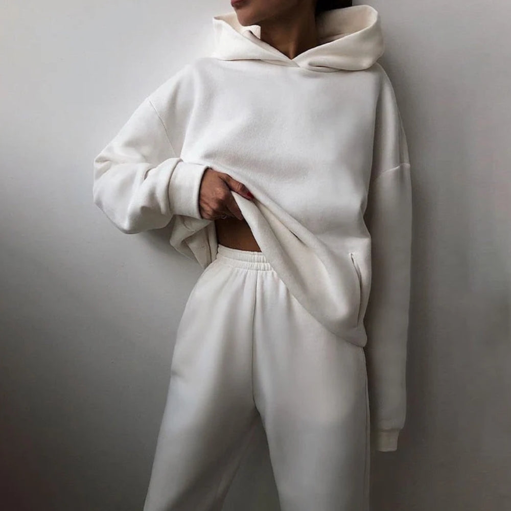 Afslappet jogging-sæt - to-delt træningsdragt til daglig komfort