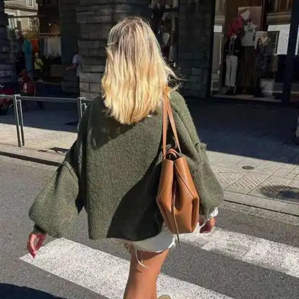 Lunefuld oversized sweater - Behagelig rundstrik til kvinder