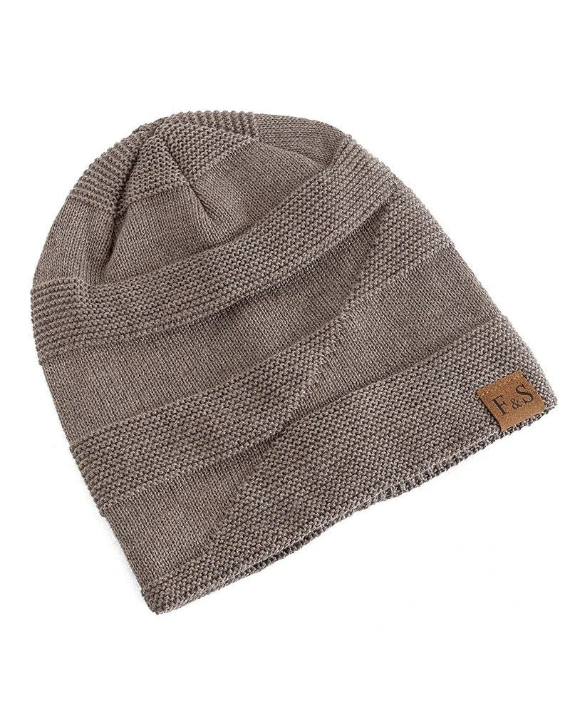 Fleece-futteret Beanie – blød vinterhat til damer