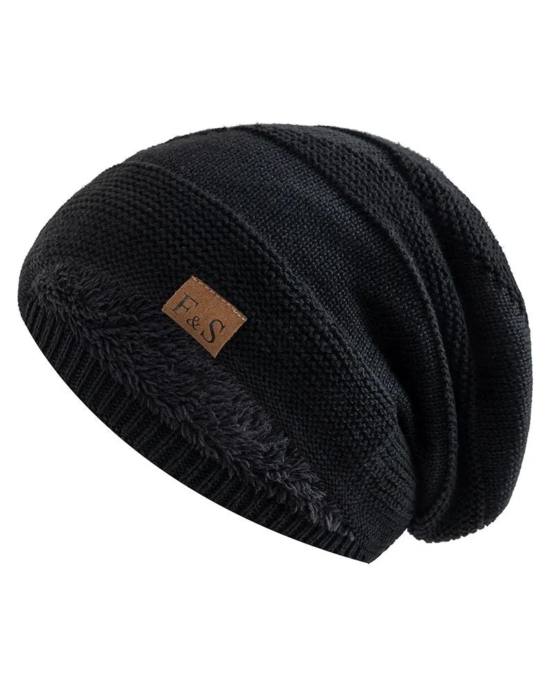 Fleece-futteret Beanie – blød vinterhat til damer