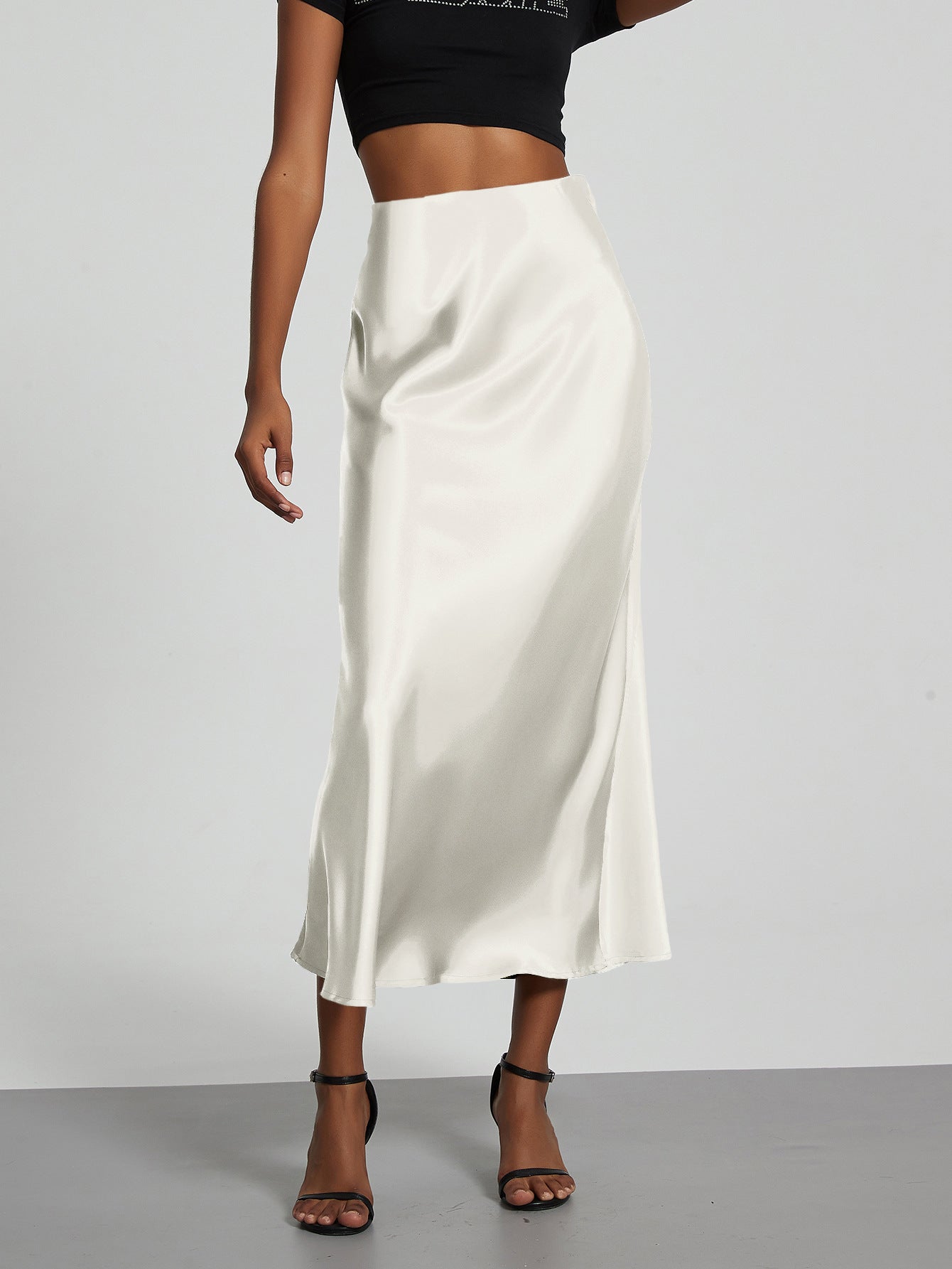 Elegant Satinkjol för Dam - Linnea