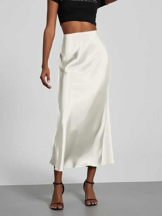 Elegant Satinkjol för Dam - Linnea