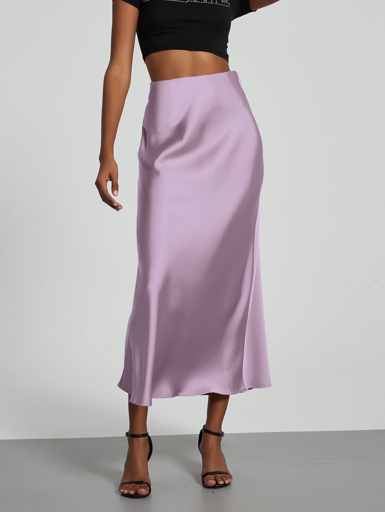 Elegant Satinkjol för Dam - Linnea