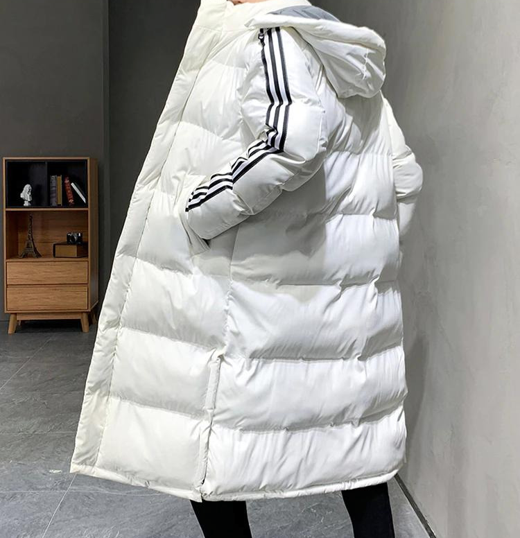 Ekstra Lang Dunjakke til Herre | Ultimativ Vintervarme