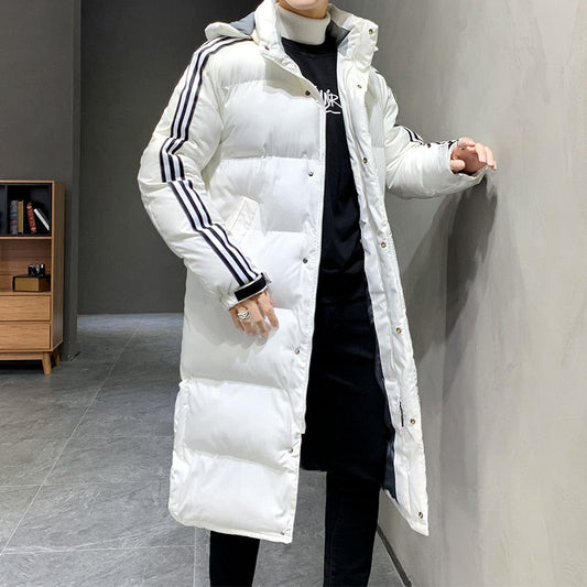 Ekstra Lang Dunjakke til Herre | Ultimativ Vintervarme