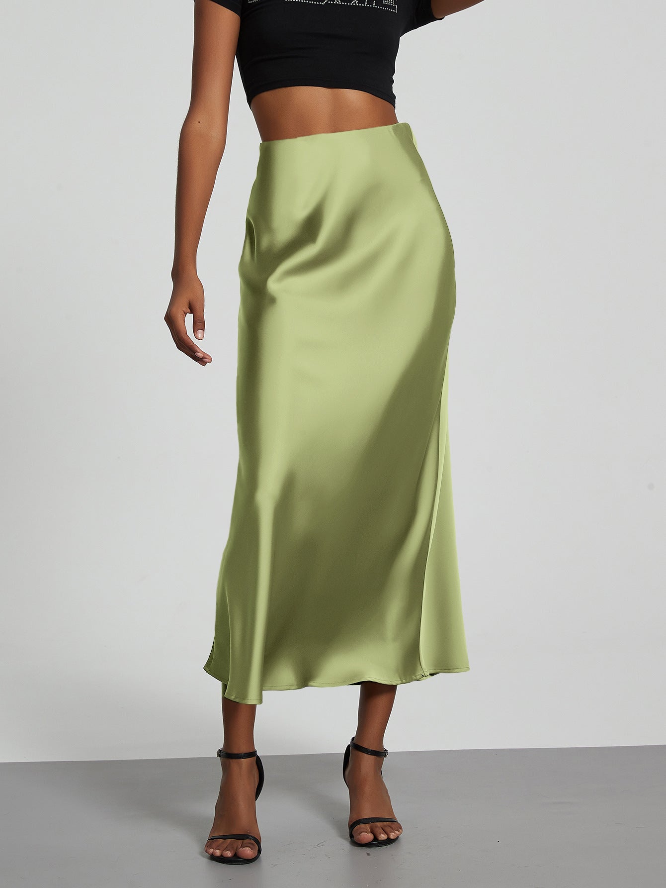 Elegant Satinkjol för Dam - Linnea