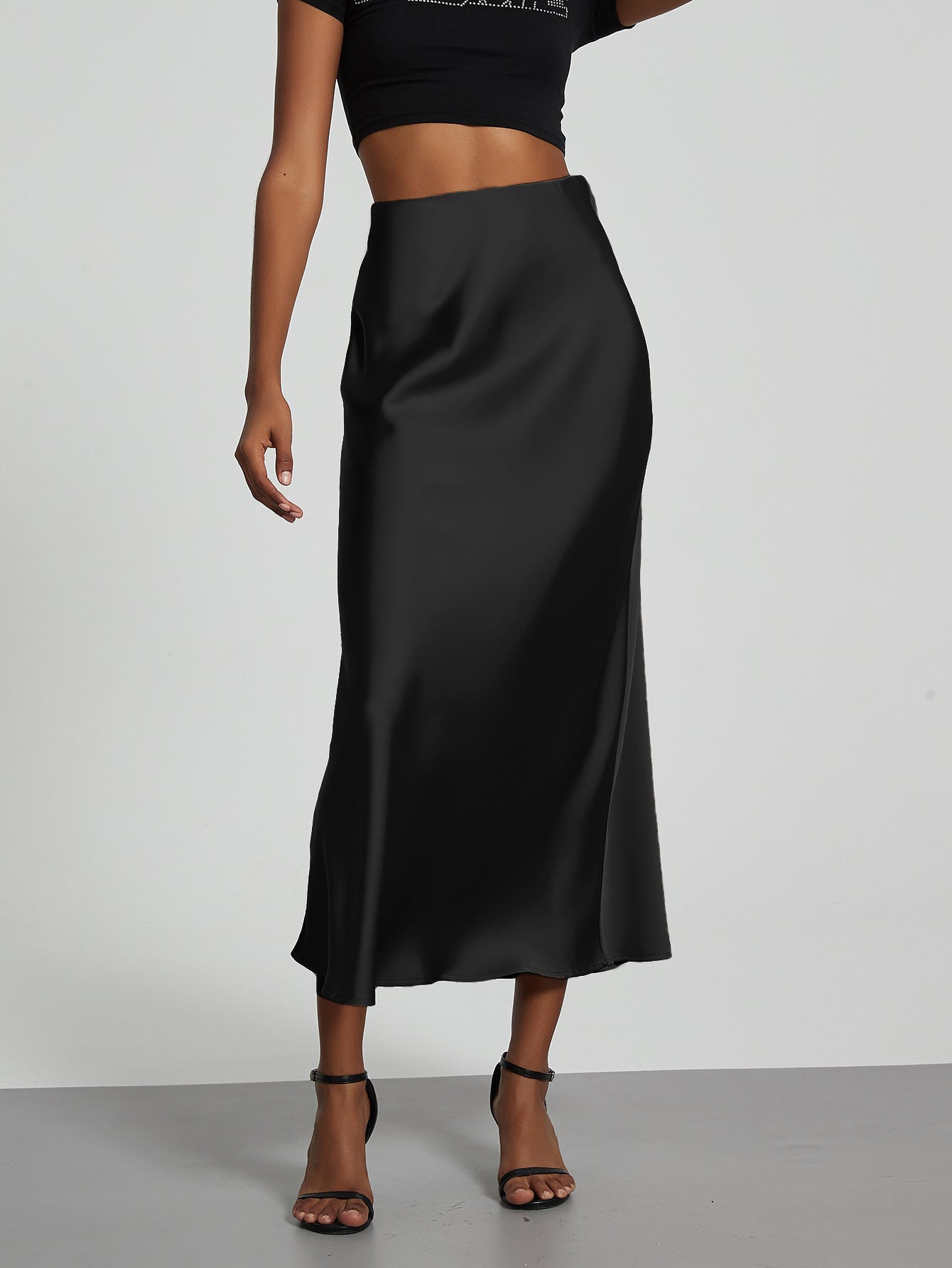 Elegant Satinkjol för Dam - Linnea