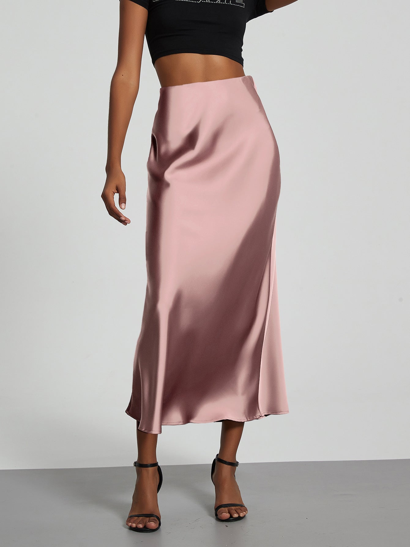 Elegant Satinkjol för Dam - Linnea