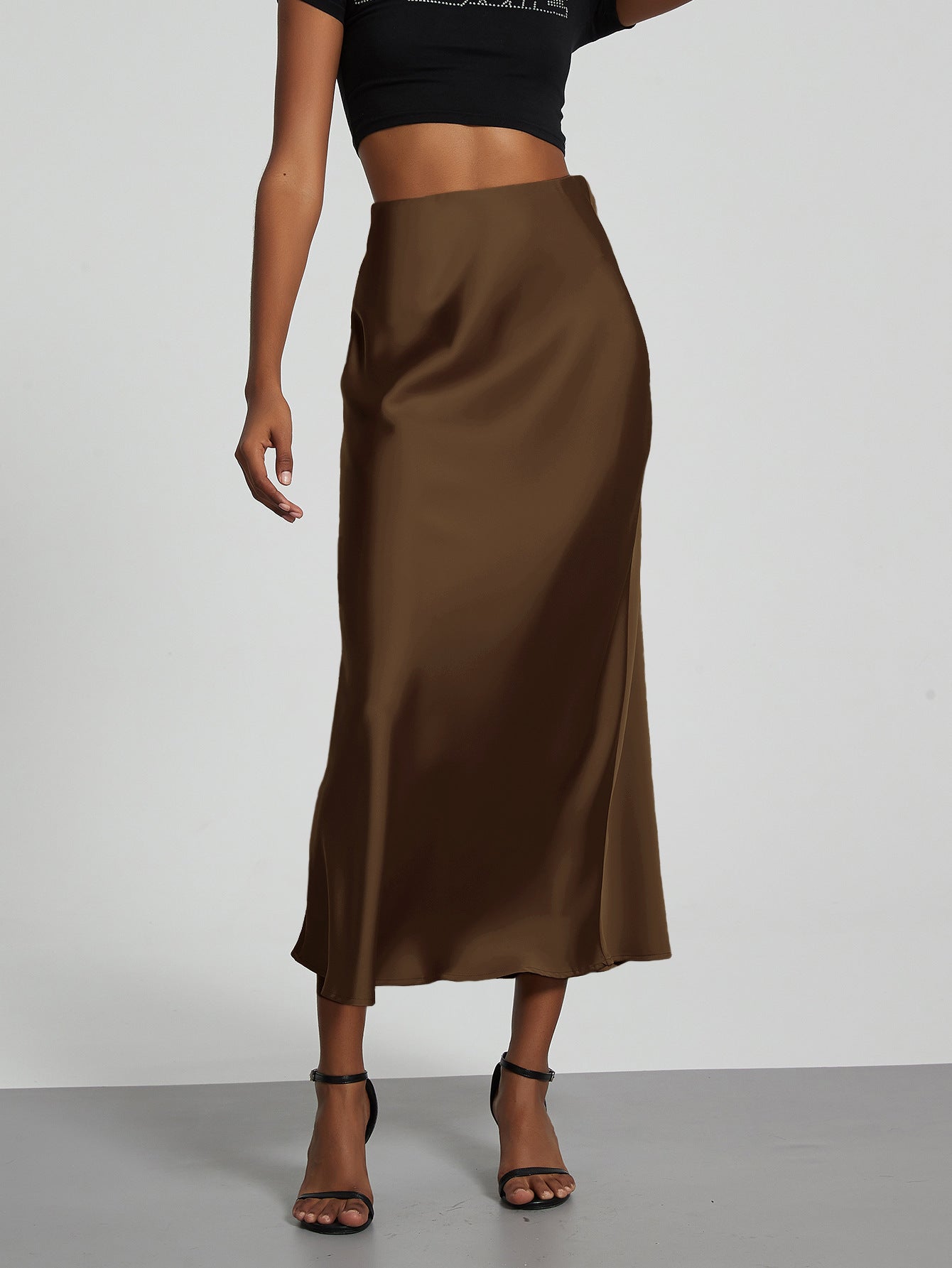 Elegant Satinkjol för Dam - Linnea