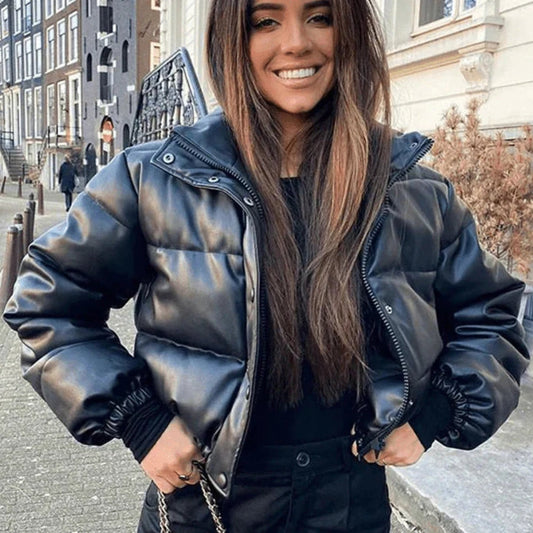 Quilted Puffer Winter Jacket – Comfortable Everyday Style for Women