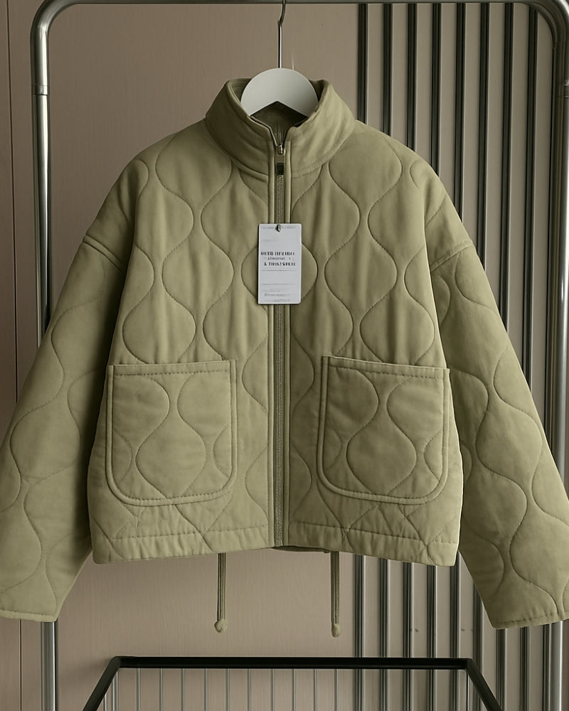 Quilted vinterjakke til kvinder – vintage stil og moderne funktion