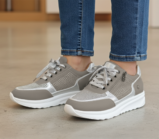 Lysande | Platåsneakers för Kvinnor
