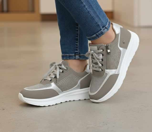Lysande | Platåsneakers för Kvinnor