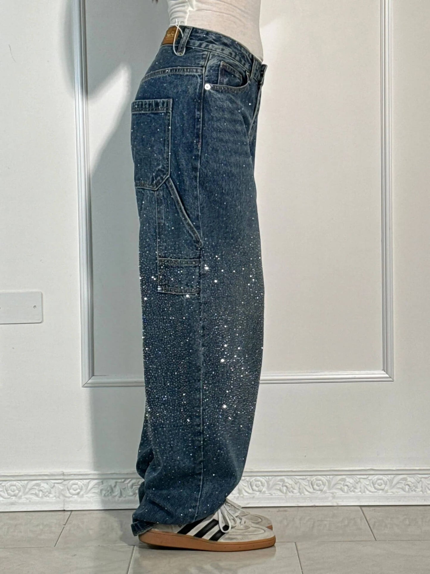 Moderne Denim Jeans med Høj Talje – Uforlignelig Stil og Komfort
