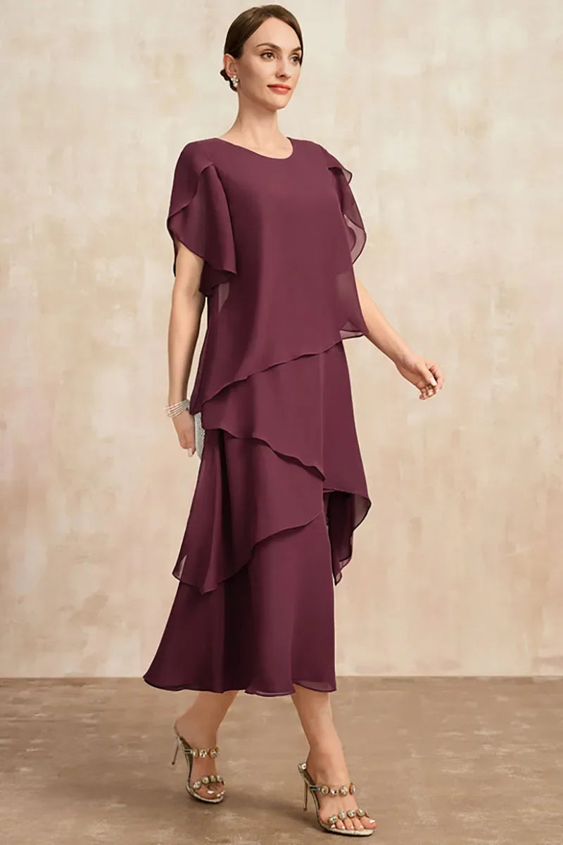 Lina | Elegant Midiklänning för Sommarens Fester