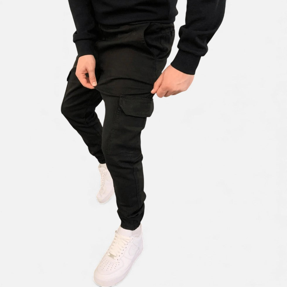 Cargo joggerbukser med lommer mænd