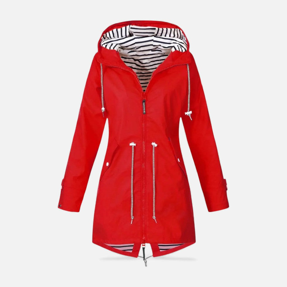 Vejrbestandig kvindejakke til overgangsårstider og daglig brug