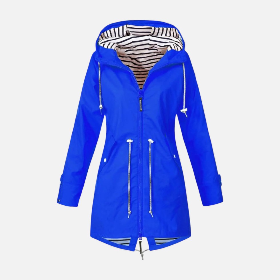 Vejrbestandig kvindejakke til overgangsårstider og daglig brug