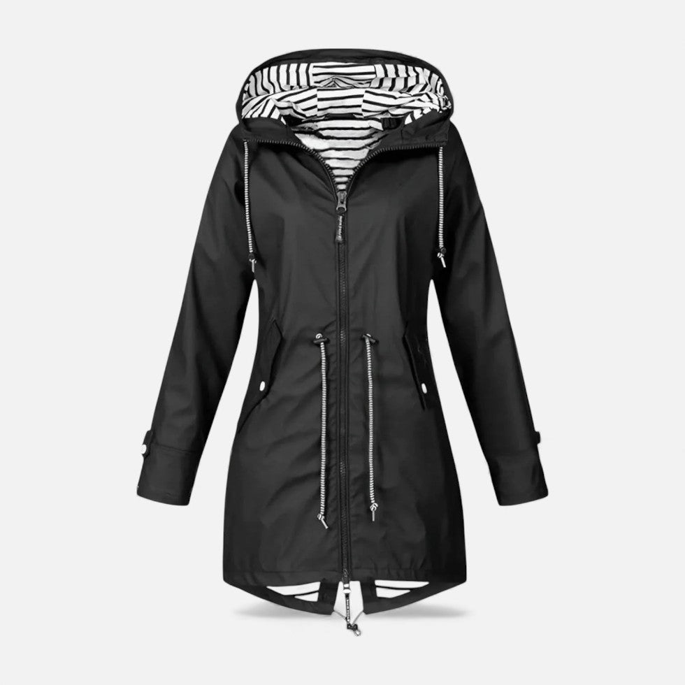 Vejrbestandig kvindejakke til overgangsårstider og daglig brug
