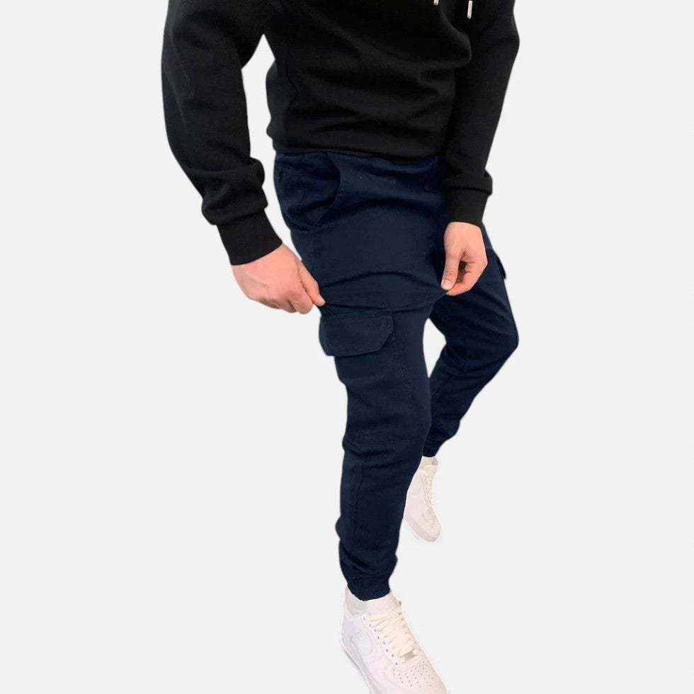 Cargo joggerbukser med lommer mænd