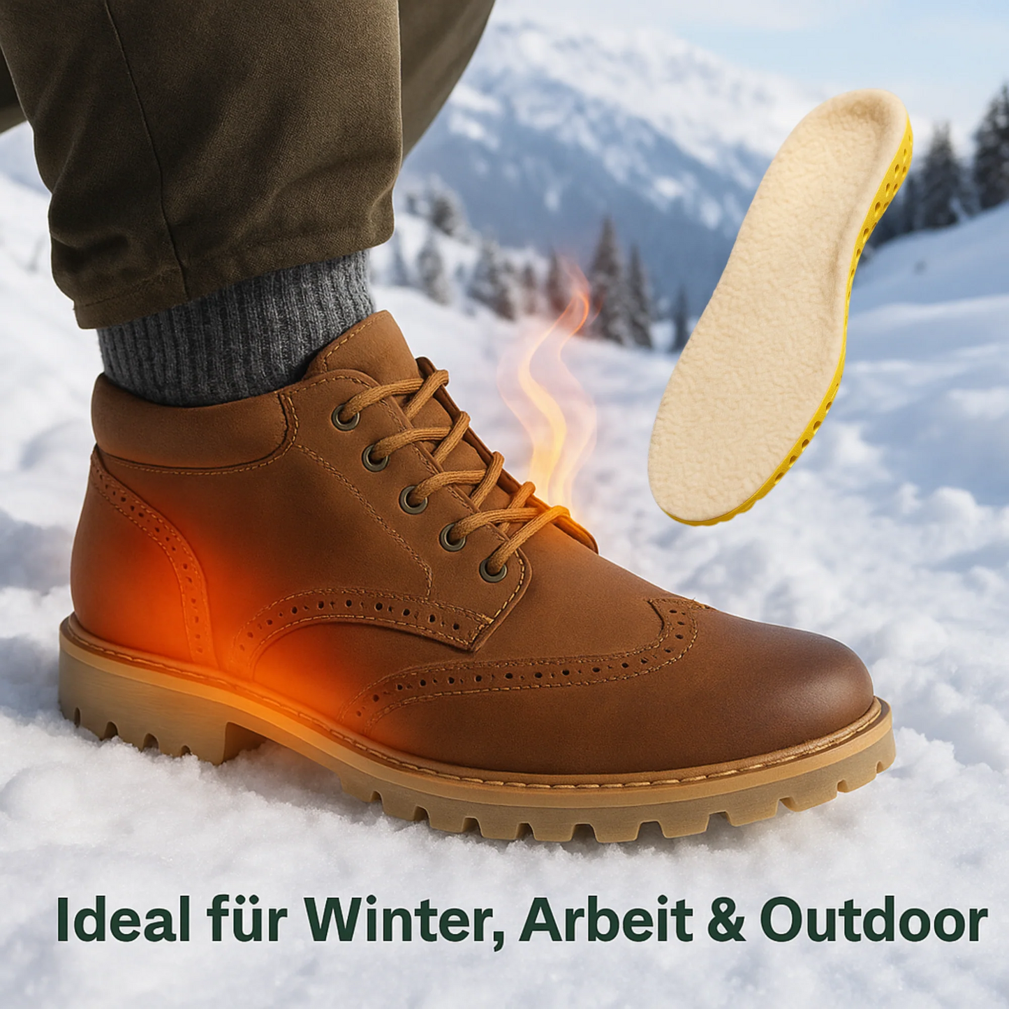 VarmNord – Varmende indlægssåler | Smertelindrende & åndbar | Til kolde dage & følsomme fødder