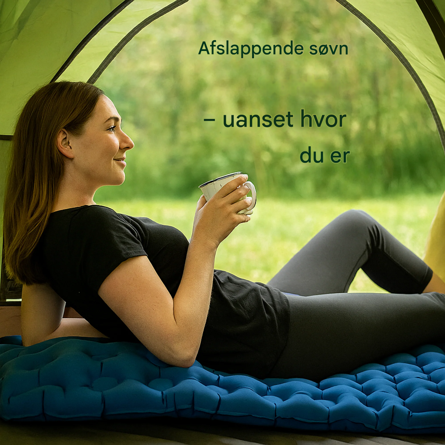 VarmNord – Ultralet Udendørs Luftmadras | Hurtig oppustelig Rutsjesikker Vandtæt | Camping Trekking Søvnkomfort