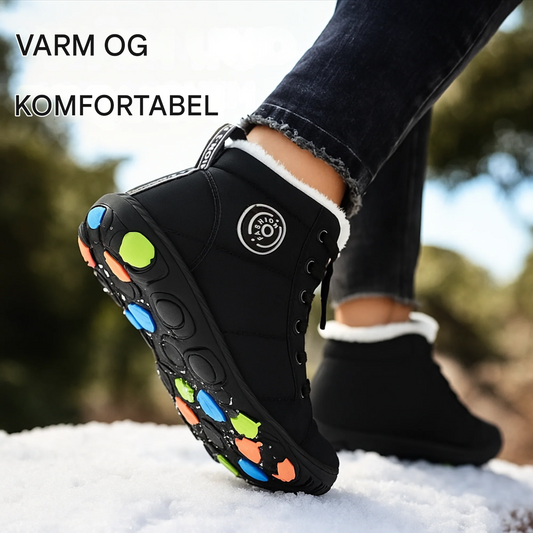 VarmNord – Barfodssko Vinter | 100 % vandtæt varm & skridsikker | Børne Outdoor